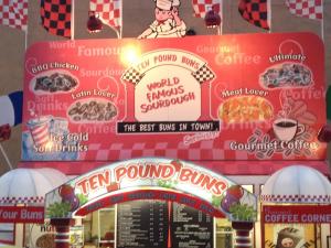 Ten Pound Buns 2013 Del Mar Fair  Food Trucks, Food Trailers vinyl wrapped 