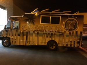 Installing vehicle wrap vinyl on Food Truck