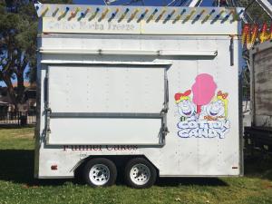 Food Trailer Wrap Before Picture 2017